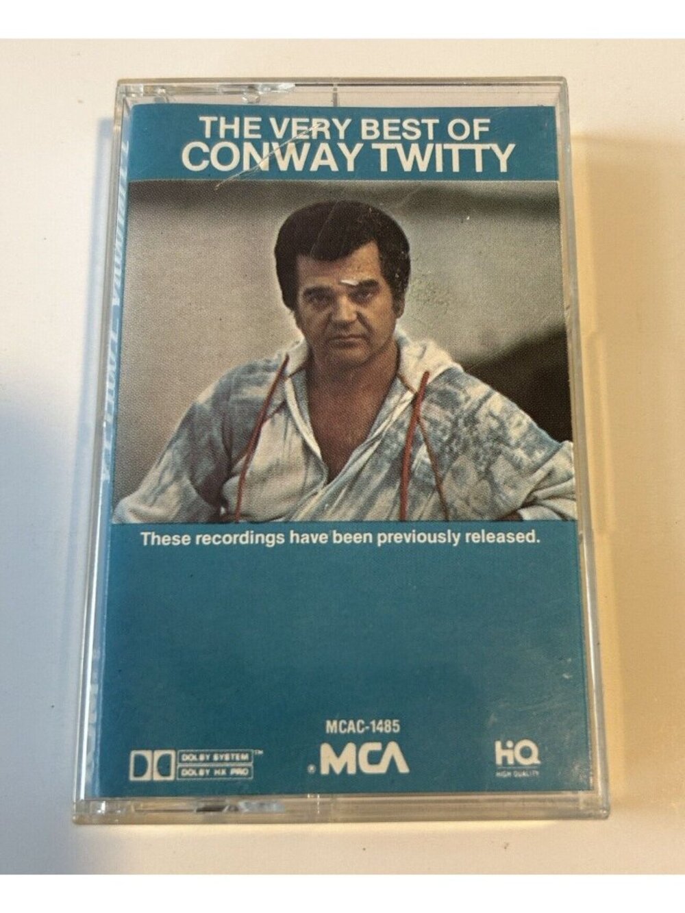 The Very Best Of Conway Twitty Cassette Tape Vintage MCA Records MCAC-1485